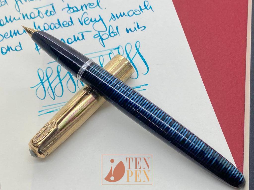 WILLIAMSON BLUE LAMINATED CELLULOID - 1940'S | Tenpen - By Letizia
